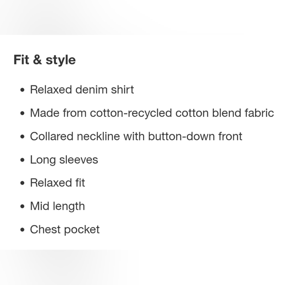 Future Collective Light Blue Relaxed Denim Button-Down Shirt - Picture 6 of 6